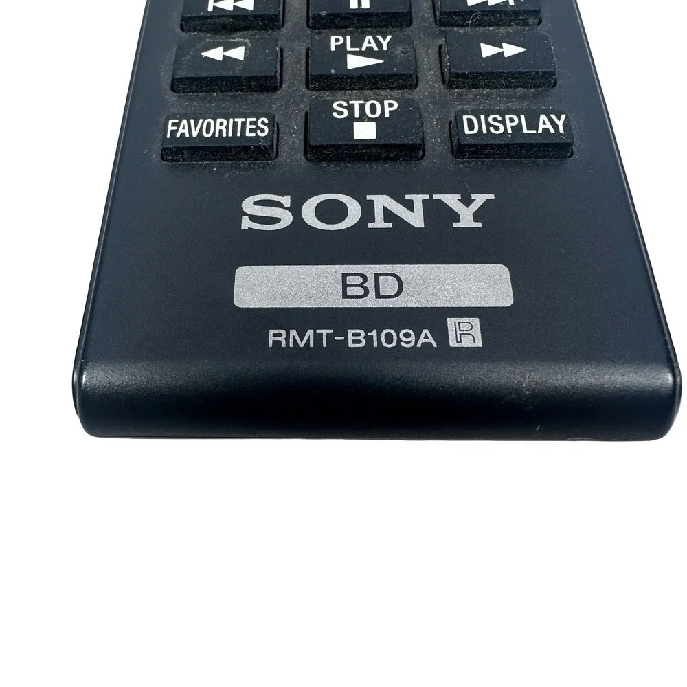 Sony RMT-B109A Blu-ray Disc Player Remote Control Black OEM Replacement